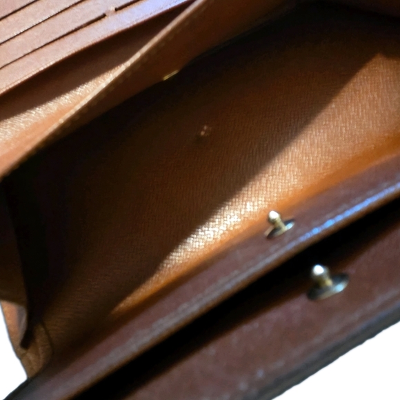 LOUIS VUITTON LV Monogram Canvas Leather Continental Clutch Wallet ( EUC) - Picture 9 of 14